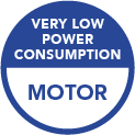 very low power consumption motor